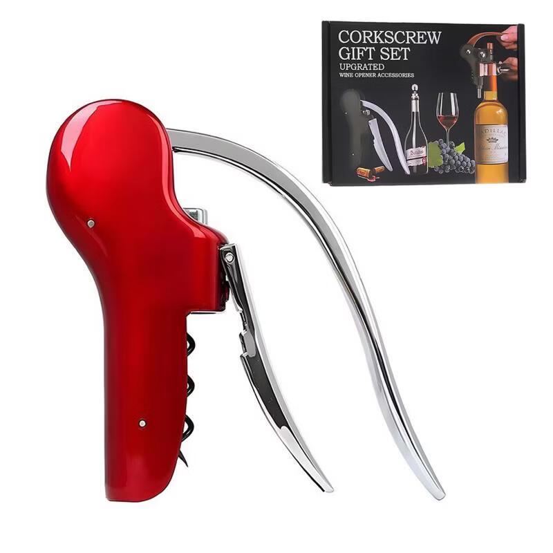 Rabbit Lever Wine Bottle Opener & Pourer Set