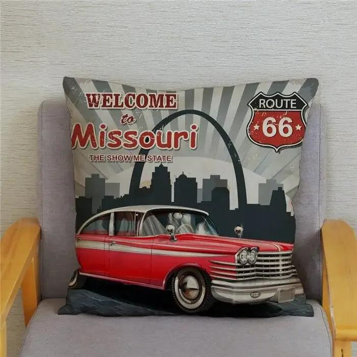 

Creative Cycling Racing Printing Pattern Cushion Cover Home Living Room Sofa Decoration Square Polyester Pillow 66x66cm бордовый