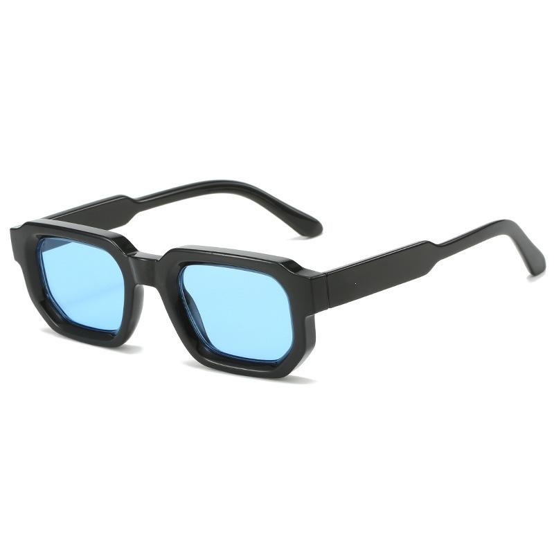 Box sunglasses, European and American retro square thickened small frame fashion sunglasses women's Sunglasses