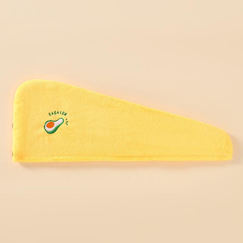 

2024 Quick-Dry Super Absorbent Hair Cap for Women and Students, Double-Layer Thick Bath Head Wrap Towel 65*25cm Double Layer