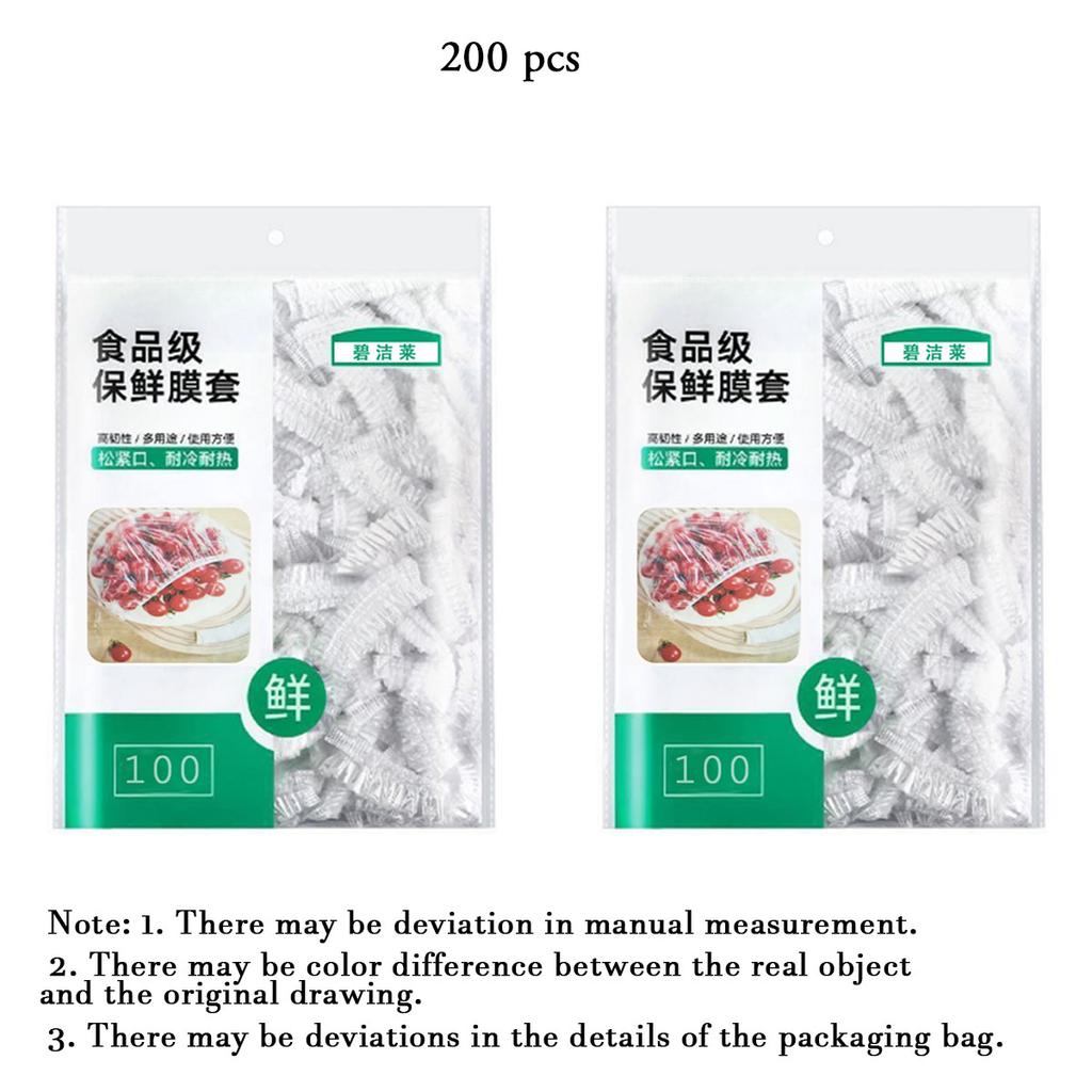 Disposable plastic wrap cover antibacterial food grade special isolation smell insurance with elastic mouth kitchen dish cover