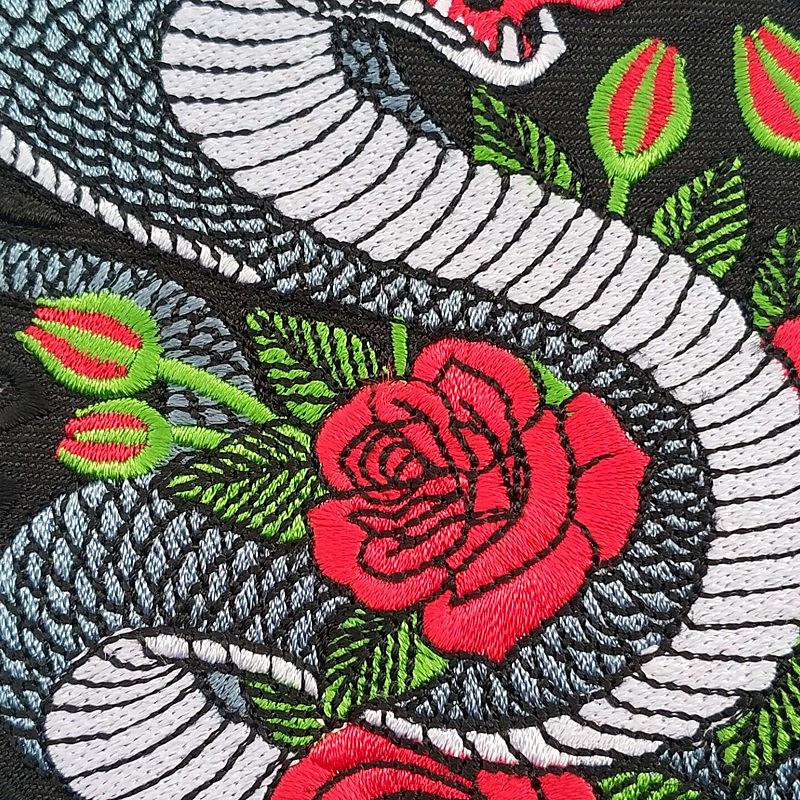 Animal Embroidery Patches for Clothes and Bags: Eagle and Monkey Designs