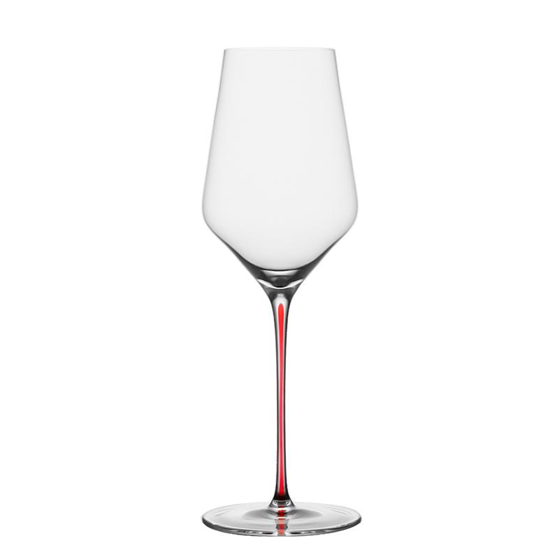 CRISON PREMIUM High end Crystal Glass Colored Rod White Wine Glass High Beauty High Foot Cocktail Glass 400ML