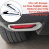 Carparts Abs Chrome Rear Fog Lamps Back Fog Light Trim Brake Lights Cover For Nissan X-Trail Xtrail T32 2014- Accessories
