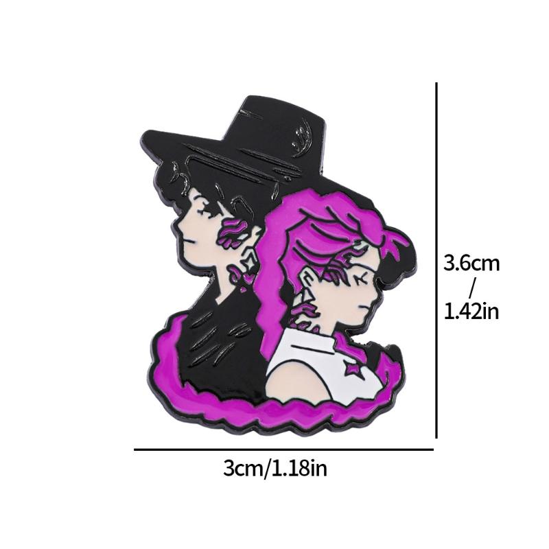 K-Pop Chasseur de Démons Charme Broches en Alliage Broches Équipe de Chasseurs Fantastiques Marchandise Anime Créative Accessoires de Bijouterie Cadeaux