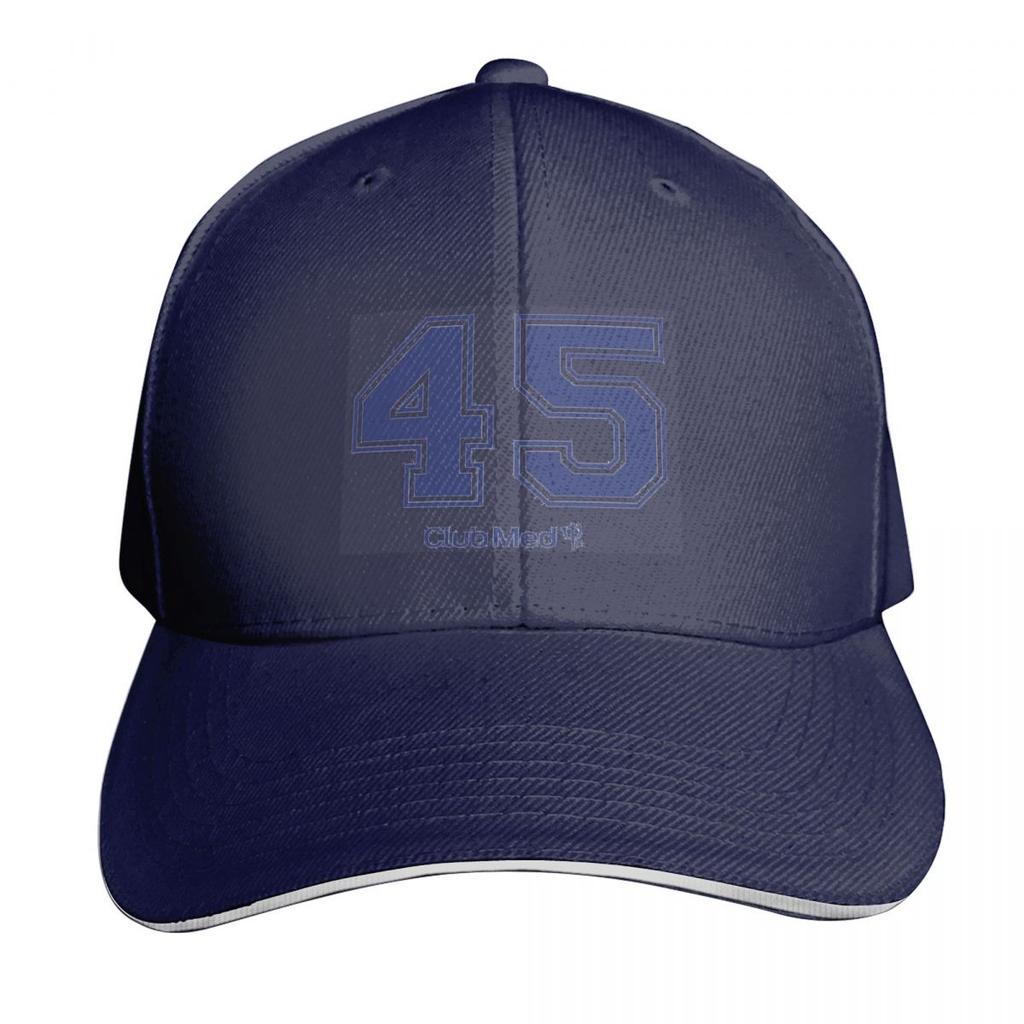 Number 45 Club Med Cap Fashion Casual Baseball Caps Adjustable Hat Hip Hop Summer Unisex Baseball Hats Polychromatic