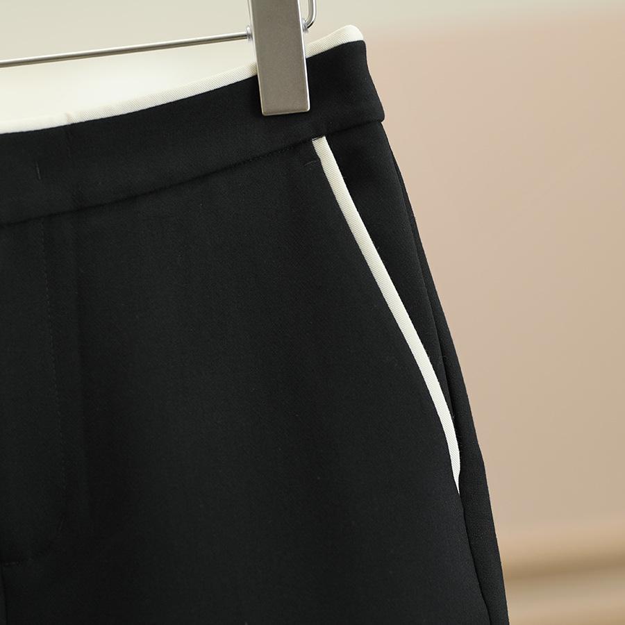 Sancai Women's Slim Fit Straight Leg Casual Pants for Autumn