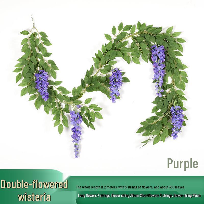 Artificial Rose Vine Hanging Basket and Arch Decoration