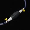 3FT Manual Hand Liquid Oil Petrol Water Fuel Siphon Pump Transfer Pipe Hose Tool Versatile for Garage Aquarium
