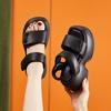Platform Sandals Women's Summer 2025 New Velcro Fashion Versatile Outer Wear One Word with High Heels High Sense Shoes