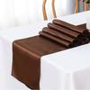 Satin Table Runner 69" X 12" Solid Color Table Runner Wrinkle Resistant Silky Smooth Table Runner for Dining Table Wedding Bridal Shower Modern Events