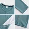 Men's Lightweight Ice Silk Running Shirt Quick-Dry Long Sleeve Athletic Top for Basketball Fitness