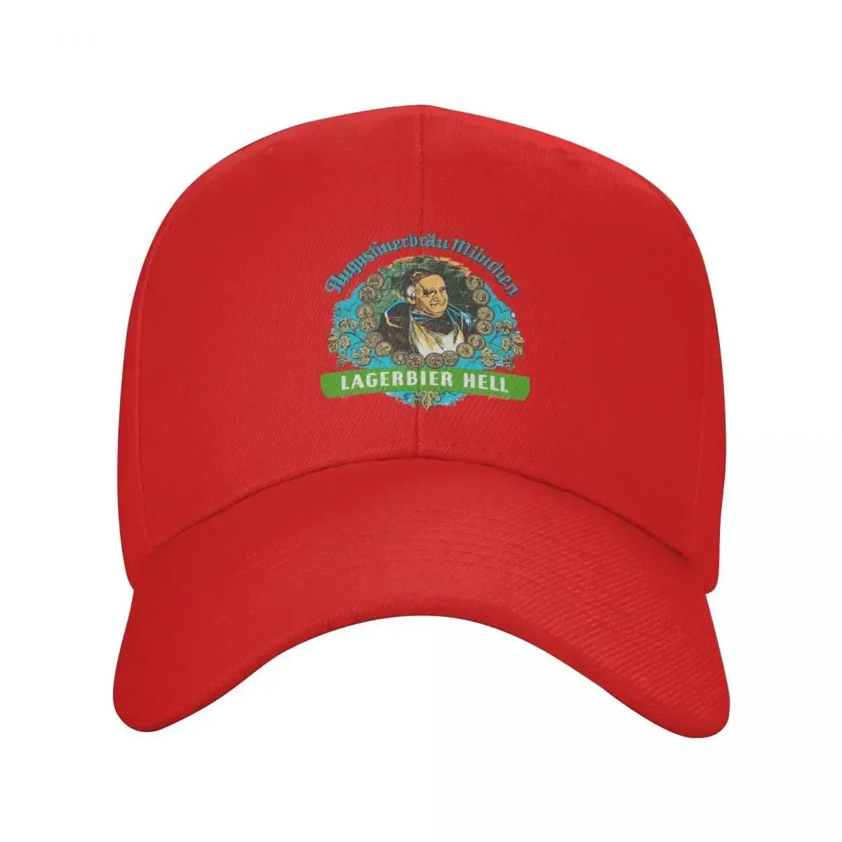 Augustiner Beer Lagerbier Hell Baseball Cap Sunhat Brand Unisex cap Designer Unisex Womens