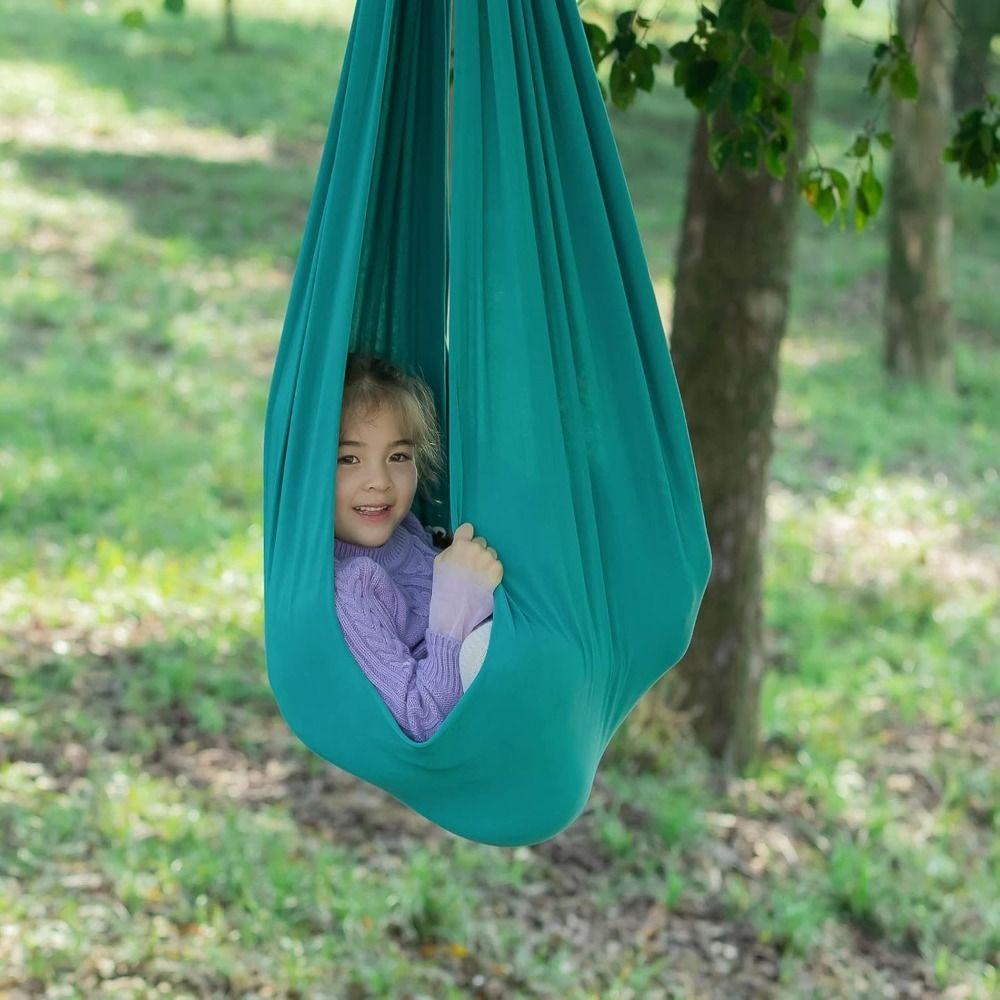 Breathable Kid Swing Soft Hammock Swing Portable Sensory Swing  Indoor