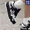 Panda Prank Original Women's Shoes Autumn New Breathable Platform Black and White Shoes Board Shoes Ziguo