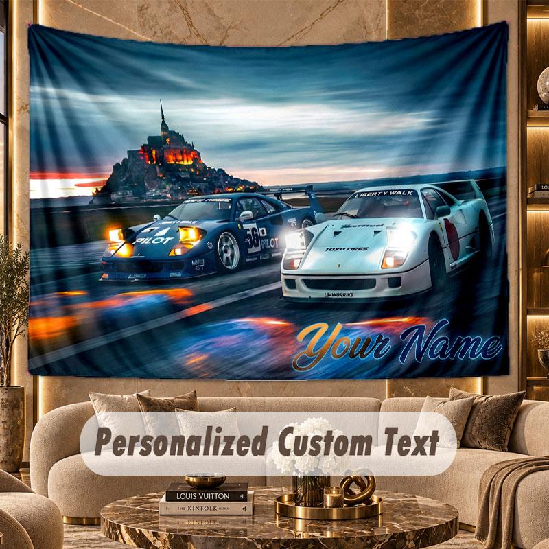 Other Similar Designs (95) Theme Wall Tapestry Customized With Name Text Personalized Hanging Tapestry For Bedroom Living Room Decor
