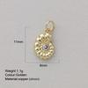Cute Marine Animal Starfish Conch Charms For Jewelry Making Supplies Gold Color Shell Crab Dijes Diy Earring Bracelet Necklace