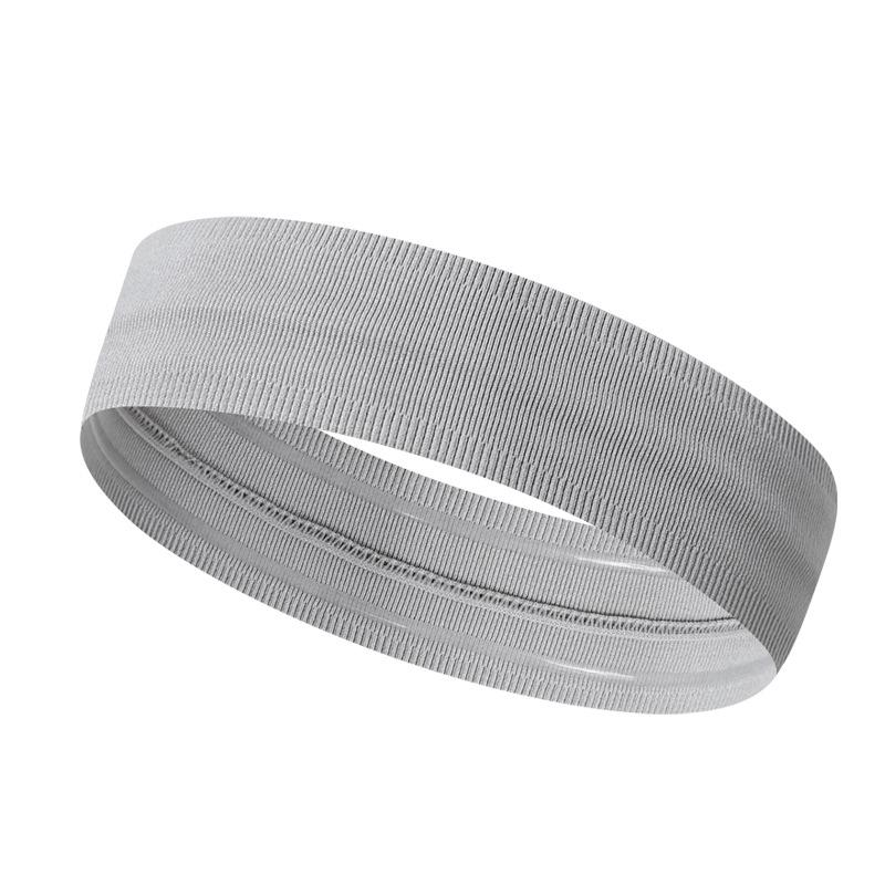 Bandeau de Sport Respirant Antidérapant en Silicone pour Hommes et Femmes - Haute Élasticité, Absorbant la Sueur pour le Yoga, le Fitness et la Course à Pied.