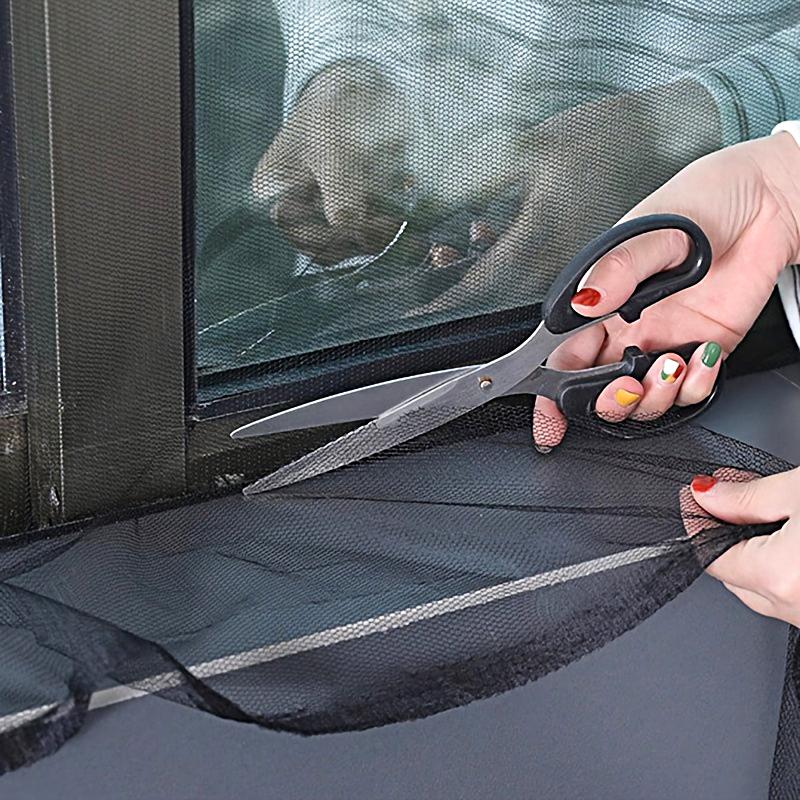1PC Removable Magnetic Fly Screen for Windows No-Tools Adjustable Window Bug Barrier