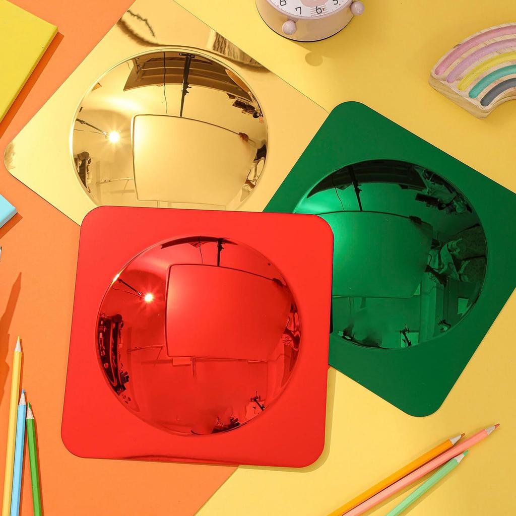 3Pcs Bubble Sensory Mirror Interactive Toddler Acrylic Sensory Bubble Mirror For Kids Feelings Emotional Exploration Tactile