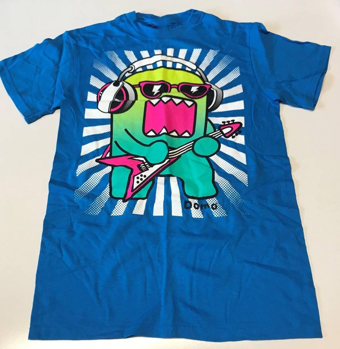 Domo-kun playing a guitar Cartoon Unisex Tee S-5XL S