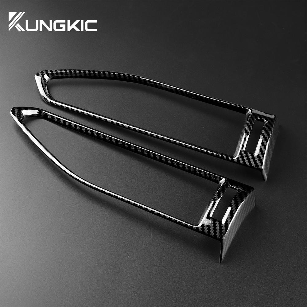 ABS Carbon Style Sticker For Subaru Crosstrek 2025 Impreza 2025 Side Air Vent Outlet Anti Scratch Interior LHD RHD Accsesories