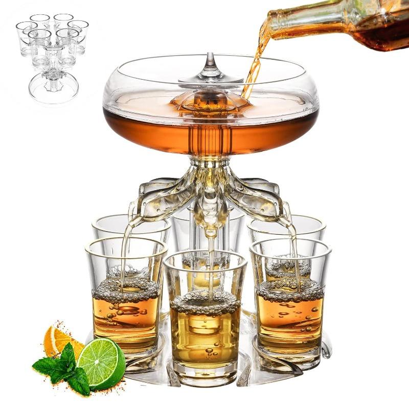 Creative Multifunctional Wine Dispenser with Cup Party Festival Games Liquor Drink Dispenser for Filling Liquids Bar Accessories