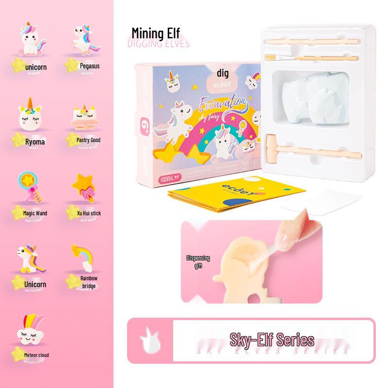 

Хиты продаж Динозавр и Русалка Единорог Раскопки окаменелостей Игрушки-сюрпризы