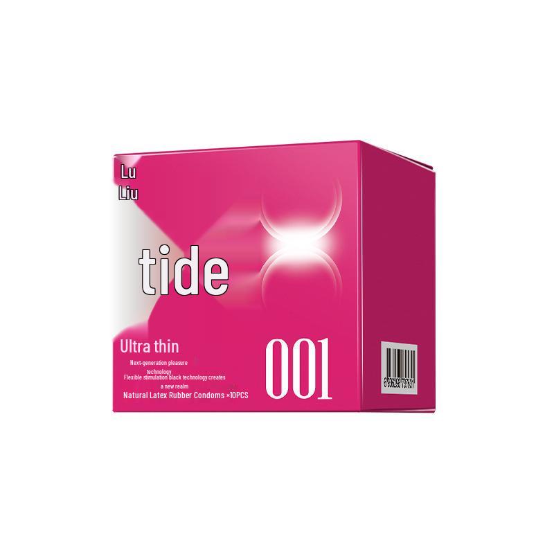 Celebrity Ultra-Thin G-Spot Condoms, Ice & Fire Combo, Small Size, Large Particles, Black