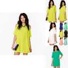 Premium Quality Women's Summer Cold Shoulder Short Sleeve T Shirt Tops For Plus Size
