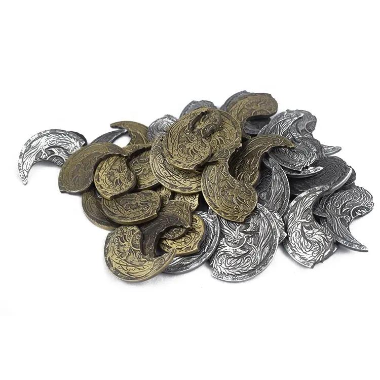 Yin Yang - Gold Half Metal Coin 1 Piece