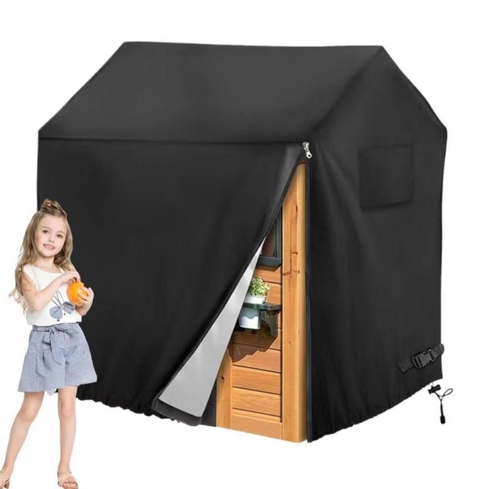 Sturdy Playhouse Cover 210D Oxford Game House Protective Cover  All-Weather