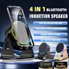 Bluetooth Wireless Induction Speaker Phone Holder Rgb & Rotating 360° With Power Bank
