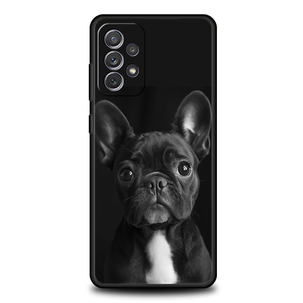 French Bulldog Dog Pet Phone Case for Samsung A51 A71 A21S A17 A11 A15 A25 A23 A33 A53 A73 A07 A03S A05S A13 A35 A55 5G Cover