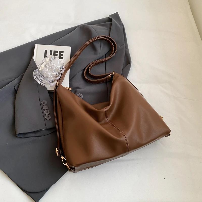 

Сумка через плечо и рюкзак двойного назначения женская мягкая искусственная кожа большая вместительная сумка для покупок сумка 36x22x11cm серебряный