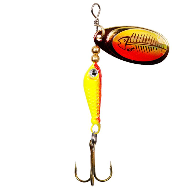 Metal Fishing Lure 9G  Bait High Quality Hard Baits Treble Hook Fishing Tackle For Pik