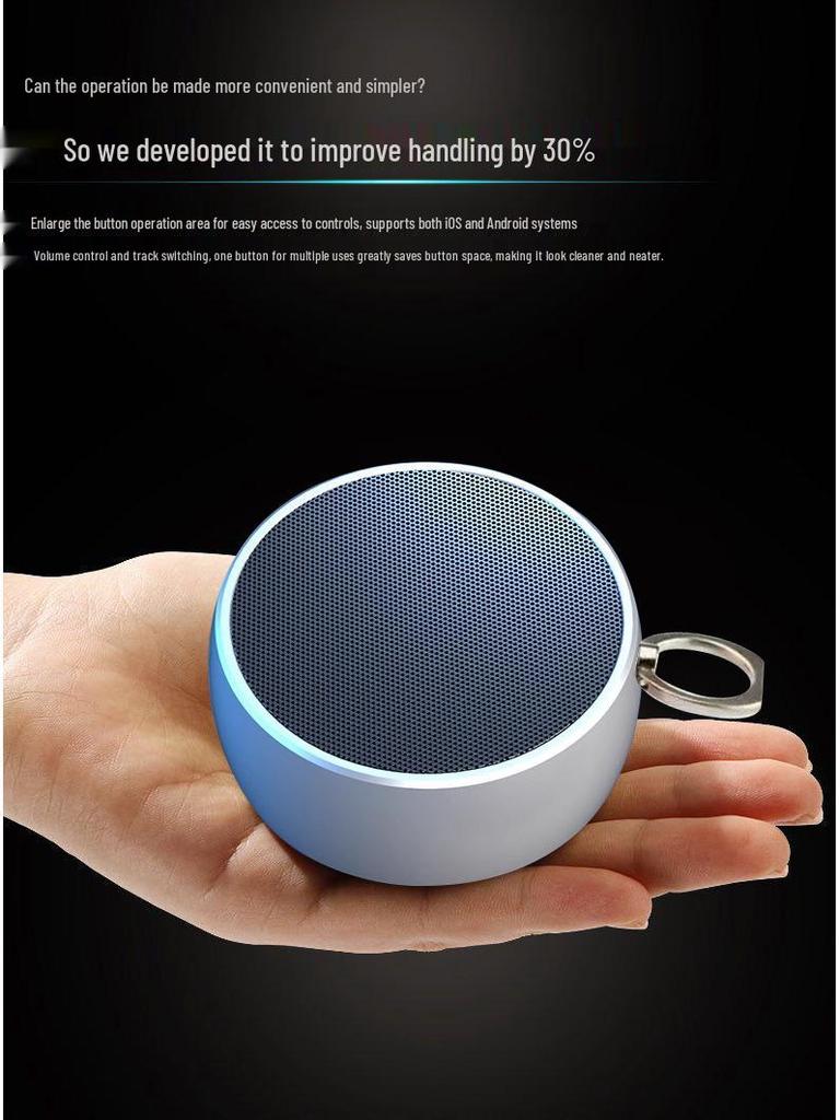 High-Quality Sound Bluetooth Outdoor Speaker: Portable with Subwoofer, Card Slot, and Large Volume (Model BS02)