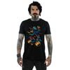 DC Comics Mens Justice League Floating Icons T-Shirt