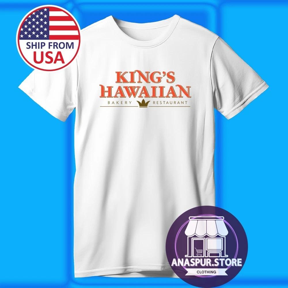 King s Hawaiian Bakery Restaurant Men s White Size S-5XL L