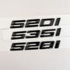 Car 3D ABS Trunk Letters Logo Badge Emblem Decal Sticker For BMW 5 series 520i 525i 528i 530i 535i 540i E39 E60 E61 F10 F11 G30