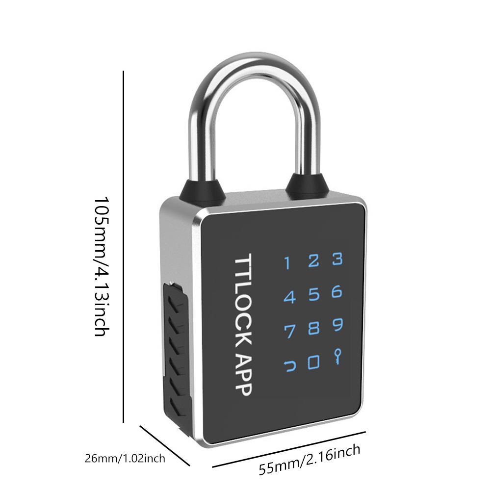 Tuya TTLOCK APP Intelligentes Fingerabdruck-Vorhängeschloss Wasserdichte Biometrische Daumenabdruck-Türschlösser Schlüssellose Haus-Gepäck-Sicherheit Legierungsschlösser