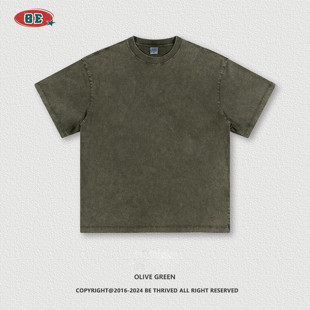 Лидер хип-хопа Kanye уличная одежда сезон Young Thug спортивные футболки мужские винтажные однотонные хлопковые топы в стиле Харадзюку старой школы XXL зелёный 2769₽