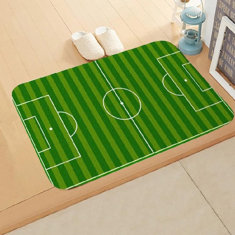 Floor Decor Mats Doormat Anti-skid Entry Bedroom Football Field Ground Floor Mat