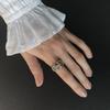Серебряное кольцо с фианитами 0.25ct, вес изделия 3,17 гр (2197645)