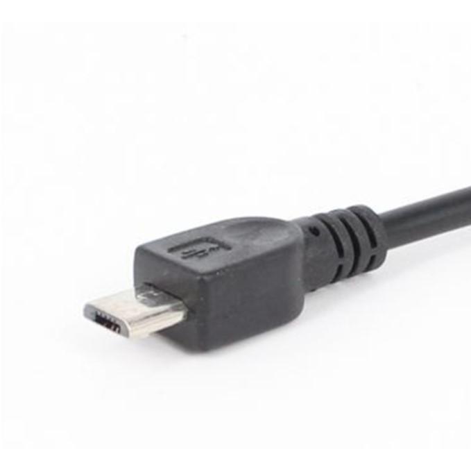 Micro USB til Jack 3,5 mm lydkabelkontakt hodetelefonplugg lydadapterkabel