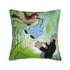 Maulwurf Krtek Kleiner Maulwurf Cartoon Kissenbezug Weiche Polyester Kissenhülle Dekorative Kissenhülle Sitzbezug mit Reißverschluss 45*45cm