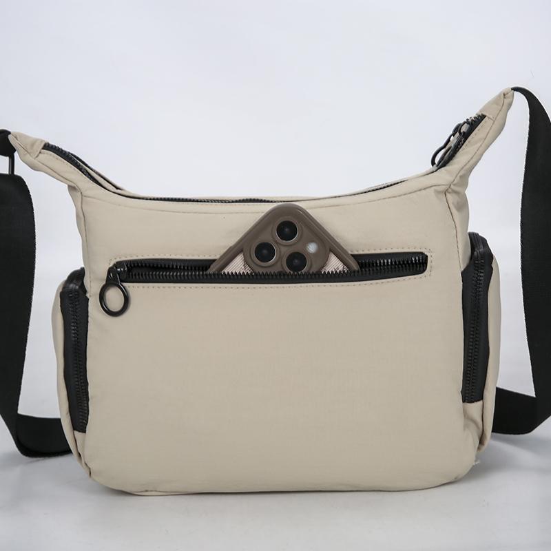 Unisex Crossbody Bag with Multi-pockets – Large Capacity Water-Resistant Sling Pack, for Commute & Travel