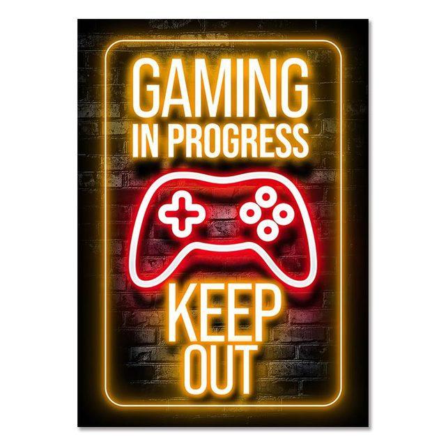 Gaming Room Decoration Poster Wall Art Video Game Canvas Painting Playroom Decor Picture for Gamer Boy Bedroom Prints Decor