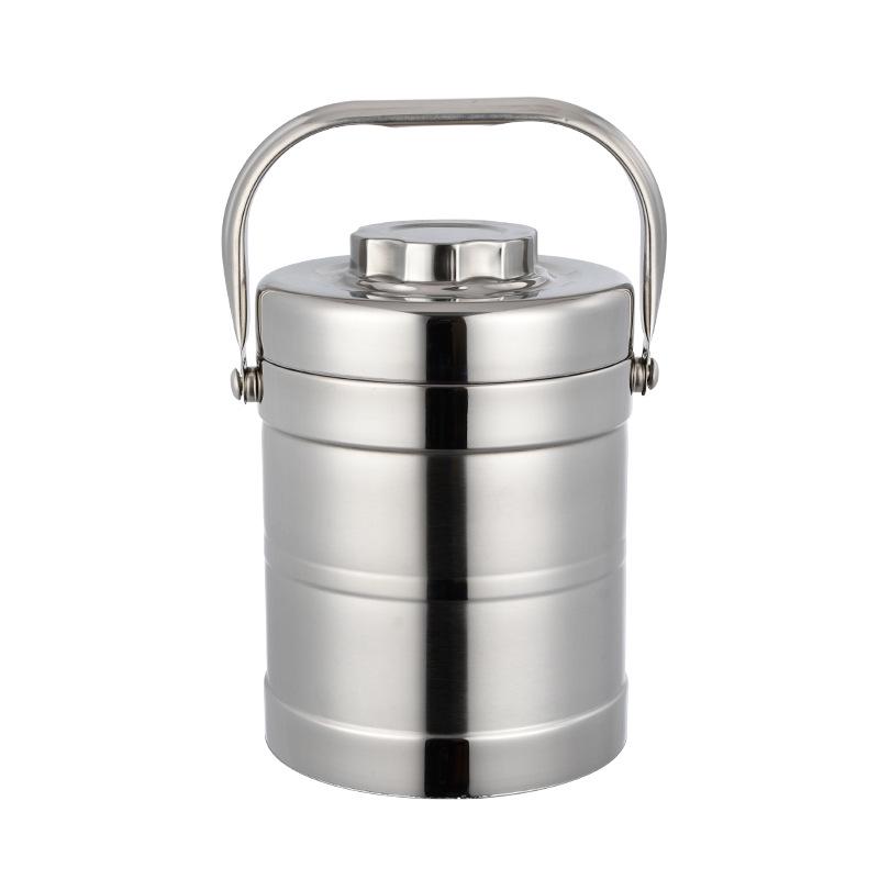 Stainless Steel Vacuum Insulated Lunch Box with Cutlery for Students and Office Workers