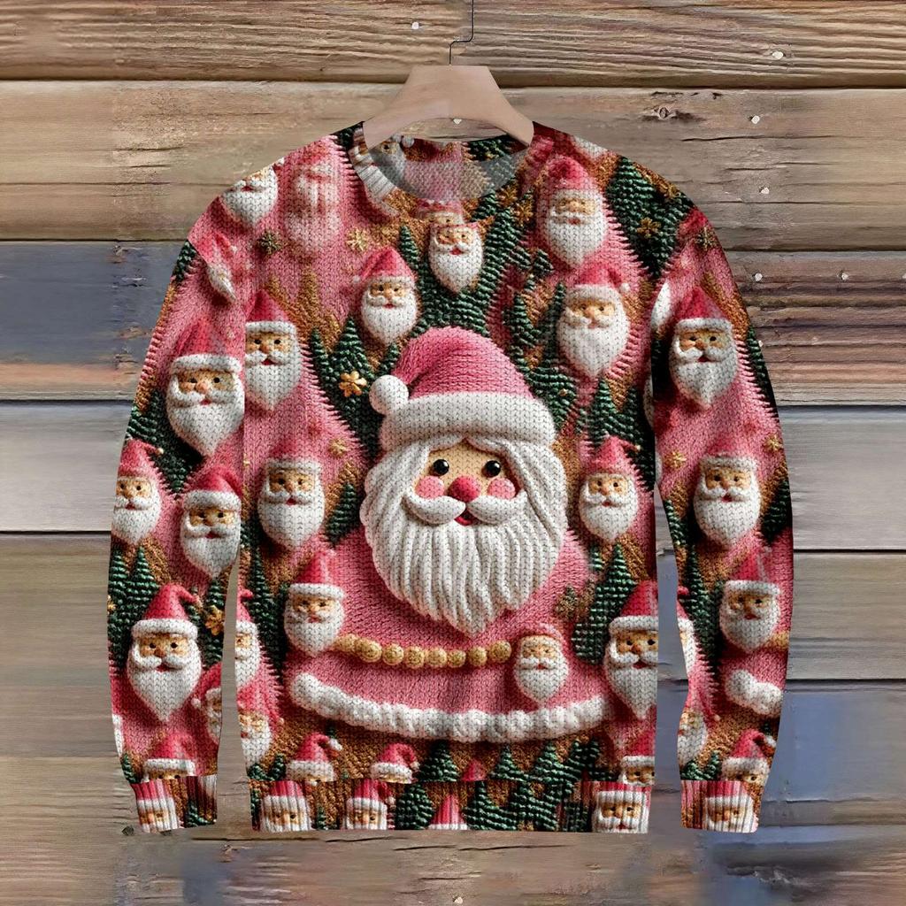 Funny Christmas Sweater For Men And Women, Holiday Pullover 2025, Novelty Crewneck Sweatshirt, Festive Gift